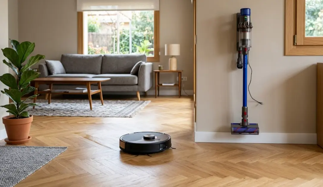 Robot aspirador vs aspiradora inalámbrica: cuál elegir en 2026 (comparativa real)