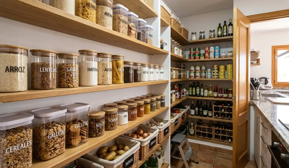 Cómo organizar una despensa profunda: adiós a la comida perdida en el fondo